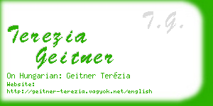 terezia geitner business card